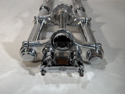 2007 - 2017 Harley-Davidson Dyna Super Glide Custom Front Triple Tree Set & LH RH Fork Legs Sliders 45538-06A