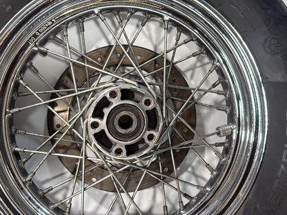 Harley-Davidson Misc  Front Rear Wheel Rim Tire Spoked 43700-05A , 43085-97