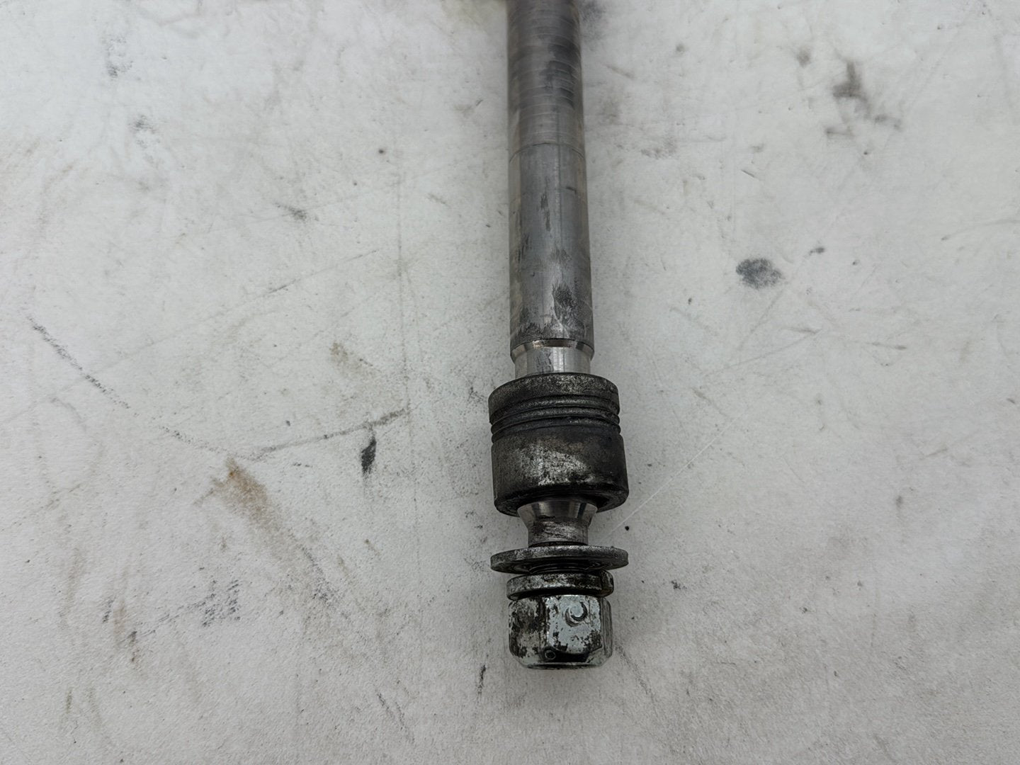 2002 Harley Heritage Softail Classic FLSTC OEM Front Wheel Axle Bolt Shaft
