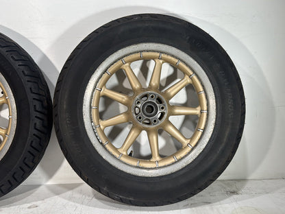 2003 Harley Electra Glide Touring Ultra FLHTCUI OEM Front & Rear Wheel Rim Tire