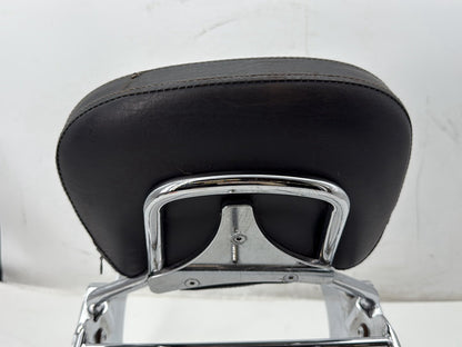 2008 Harley Road King Touring FLHR OEM Rear Sissy Bar w/ Backrest Cushion Pad