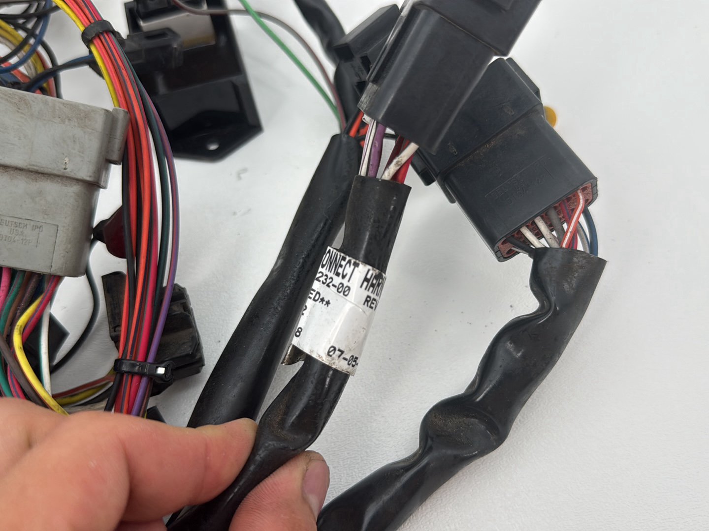 1999 - 2006 Harley-Davidson Touring Electra Glide Classic Front Sub Wiring Harness Loom Interconnect 70232-00
