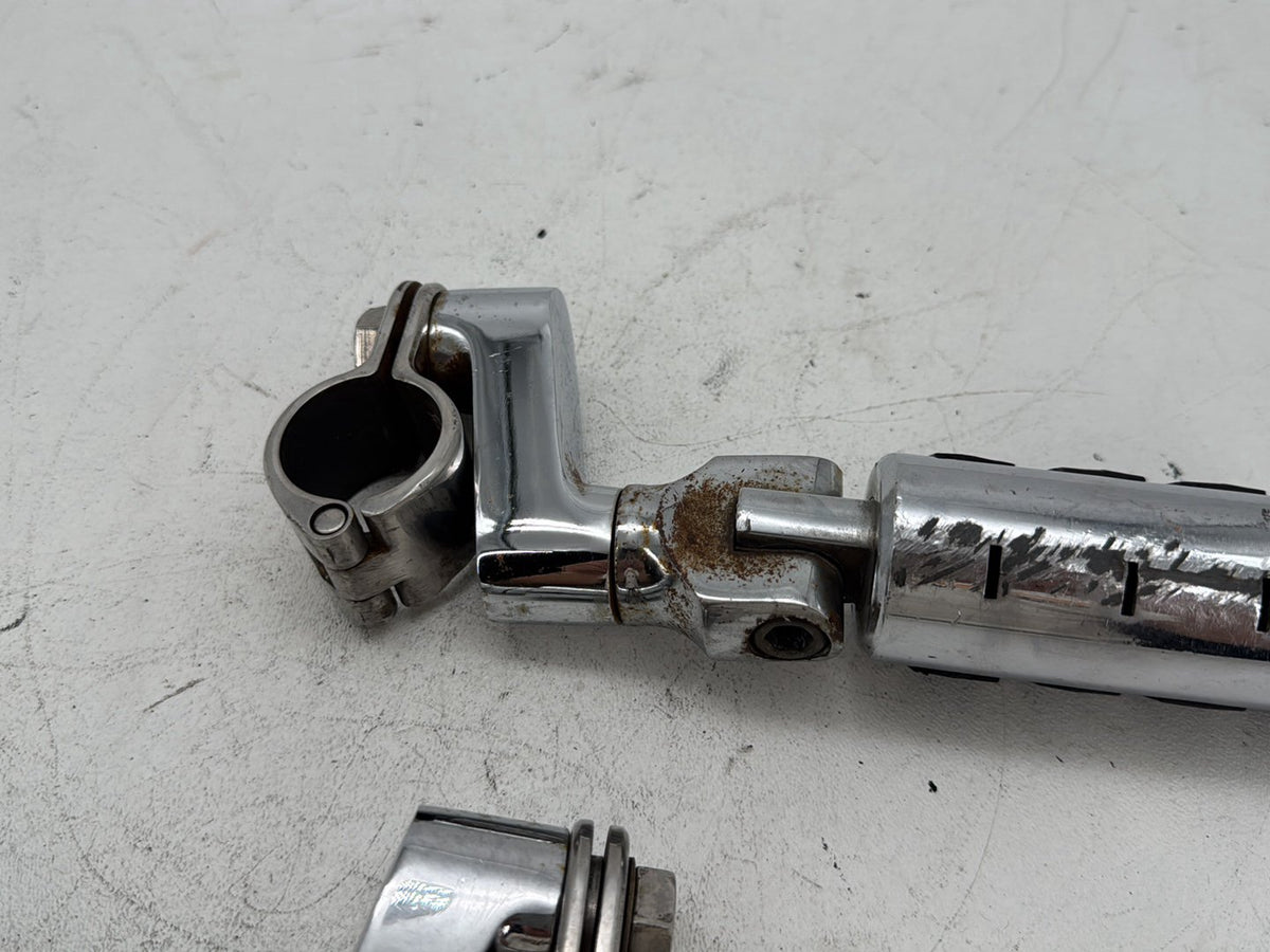 96 Harley Road King Touring Police Front Right Left Highway Foot Pegs Kuryakyn