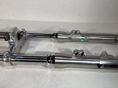 2007 - 2017 Harley-Davidson Dyna Super Glide Custom Front Triple Tree Set & LH RH Fork Legs Sliders 45538-06A