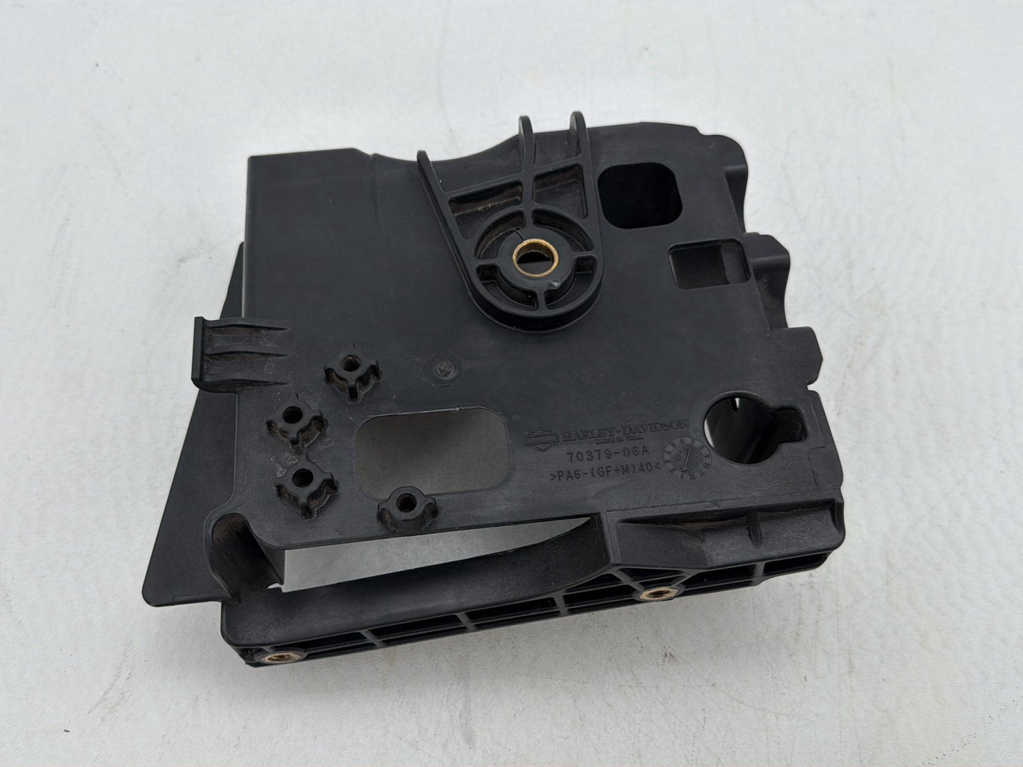 2009 Harley Dyna Street Bob FXDB OEM Battery Lower Box Tray 70379-06A