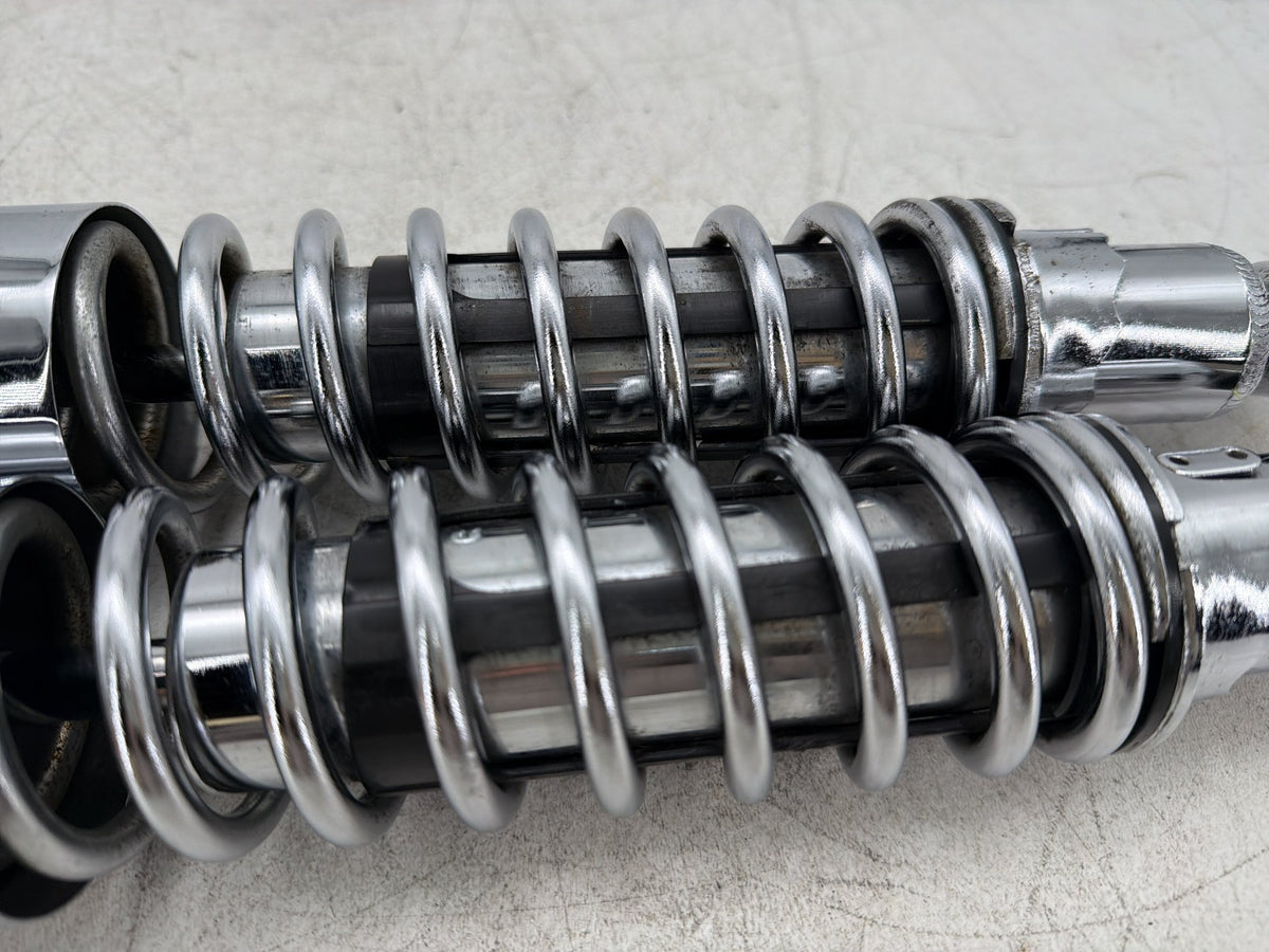 00 Harley Sportster 1200 Custom XL1200C Rear Left Right Shock Absorbers Low 12"