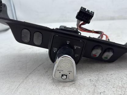 09 Harley Street Glide Touring FLHX OEM Dash Ignition Cap Switch Lockset NO Key