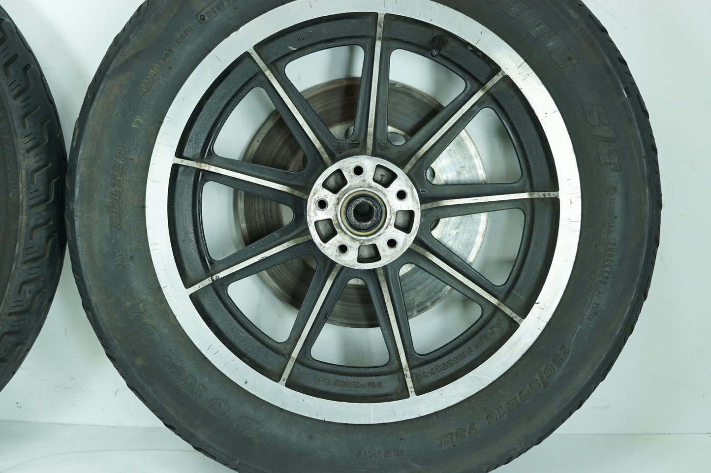 1984 - 1990 Harley-Davidson Sportster  Front & Rear Wheel Rim Tire 43537-79