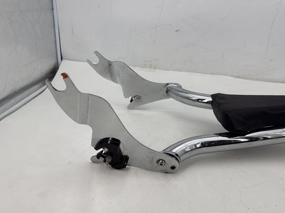 2013 Harley Street Glide Touring FLHX OEM Rear Sissy Bar w/ Backrest Cushion Pad