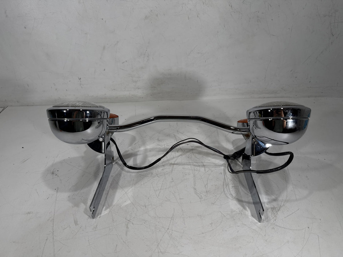 96 Harley Electra Glide Touring Ultra Front Turn Signal Indicators Aux Light Bar
