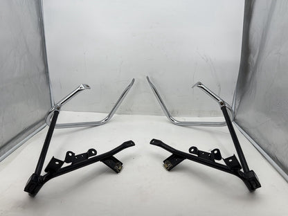 2011 Harley Road King Touring Classic Rear Left Right Saddlebag Guard Rails Bar