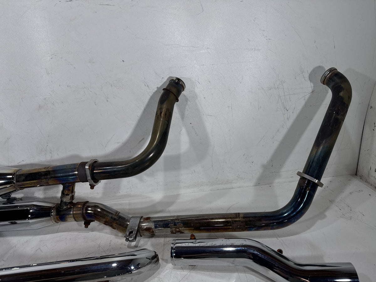 2003 Harley Softail Deuce FXSTDI OEM Exhaust Header Muffler Pipes Screamin Eagle