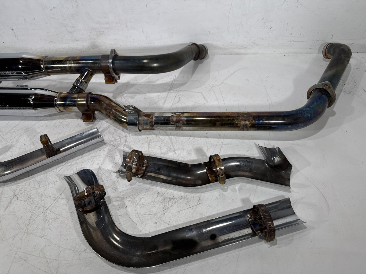 2003 Harley Softail Deuce FXSTDI OEM Exhaust Header Muffler Pipes Screamin Eagle
