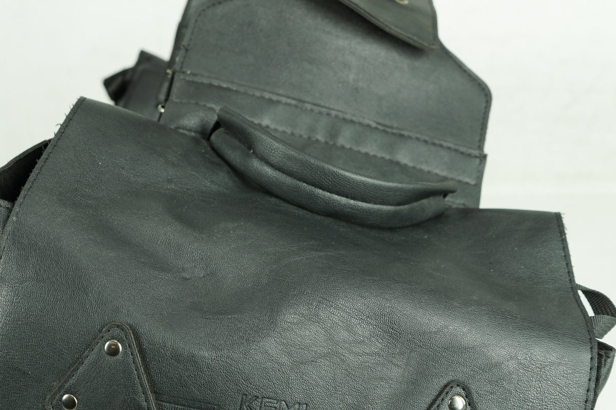 2007 - 2017 Harley-Davidson Dyna Street Bob Rear Left Right Saddlebags Luggage Leather KEMIMOTO