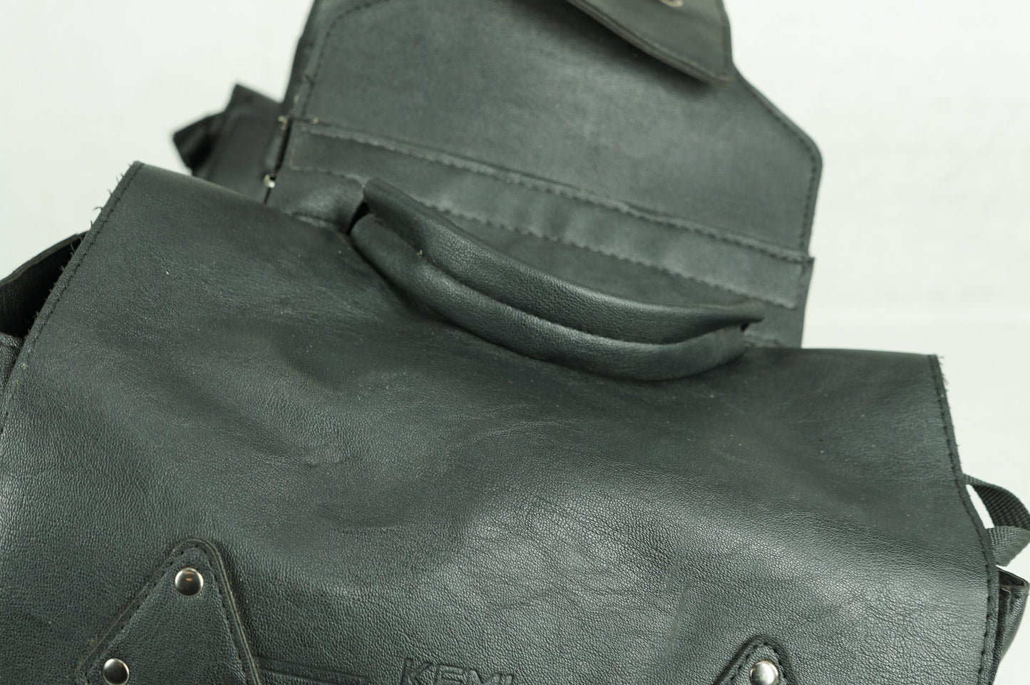 2007 - 2017 Harley-Davidson Dyna Street Bob Rear Left Right Saddlebags Luggage Leather KEMIMOTO