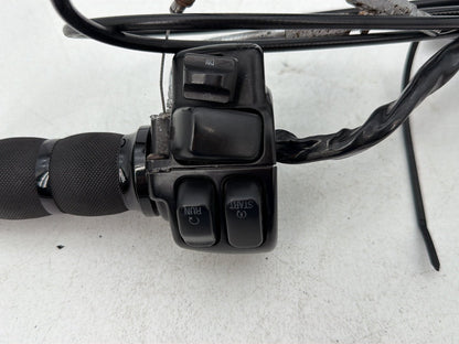 2007 - 2012 Harley-Davidson Touring Street Glide Right Engine Start Kill Switches Controls w/ Hand Grip, Idle Throttle Cables
