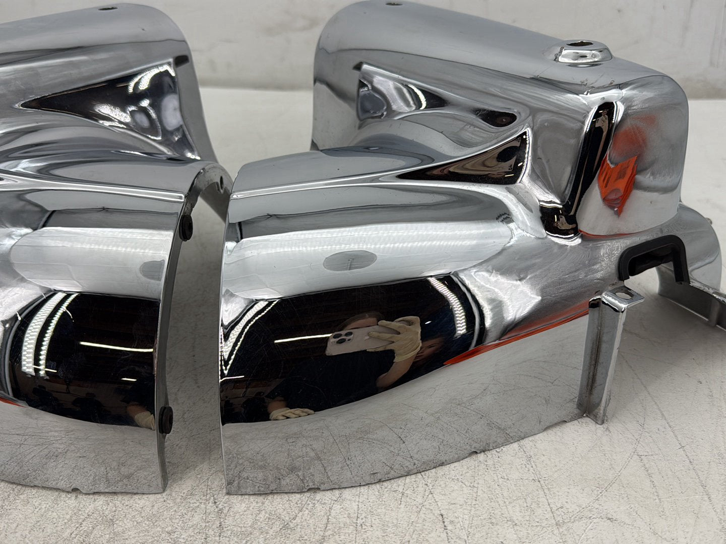 1995 Harley Road King Touring FLHR OEM Left & Right Headlamp Nacelle Covers