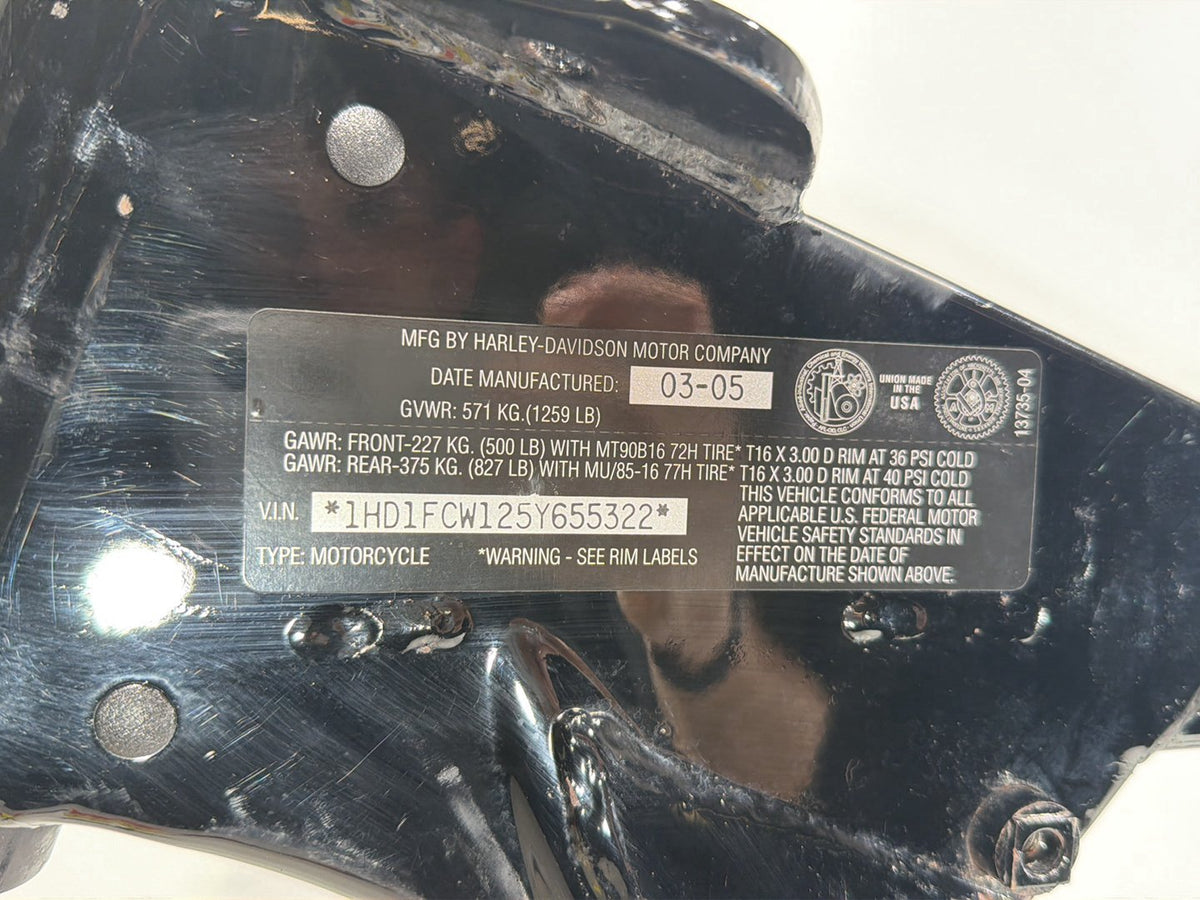 2005 Harley Electra Glide Touring Ultra OEM Body Main Frame Chassis CLN CLR