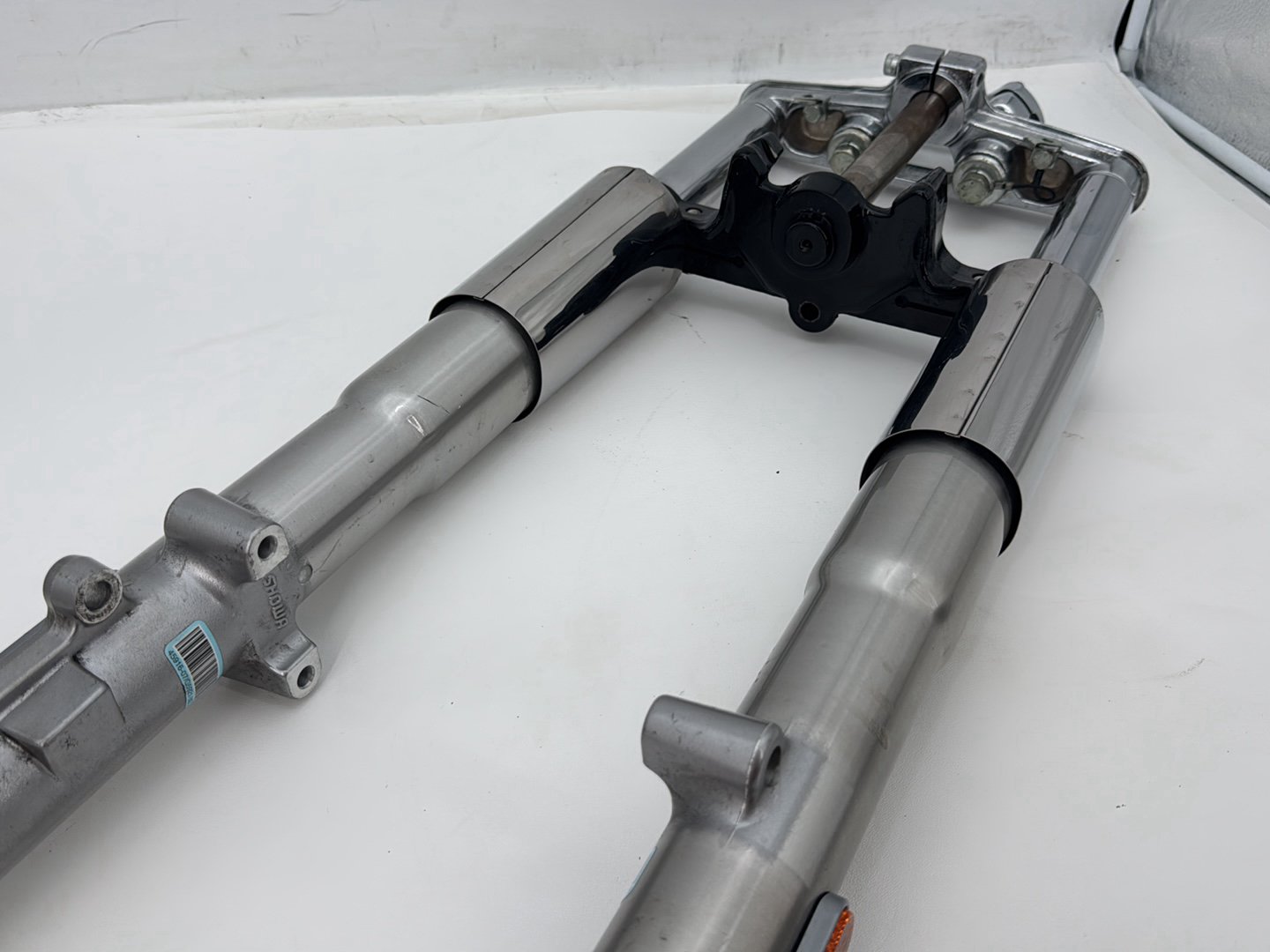 2007 Harley Softail Heritage Classic FLSTC OEM Front Triple Tree Set & LH RH Fork Legs Sliders
