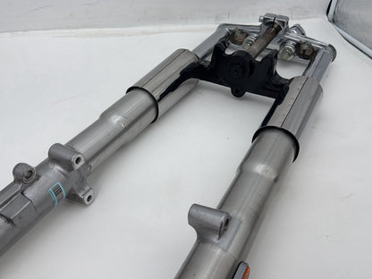 2007 Harley Softail Heritage Classic FLSTC OEM Front Triple Tree Set & LH RH Fork Legs Sliders