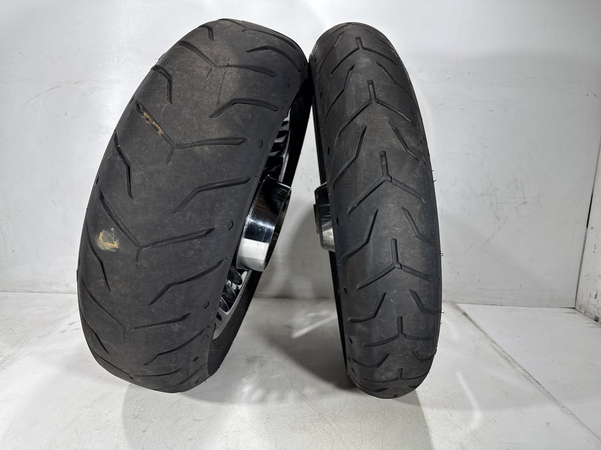 2011 Harley Electra Glide Touring Ultra OEM Front & Rear Wheel Rim Tire 16" 17"