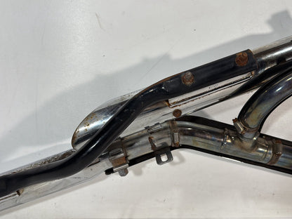 2008 Harley Dyna FXDL Low Rider Anniversary OEM Exhaust Header Pipes Muffler