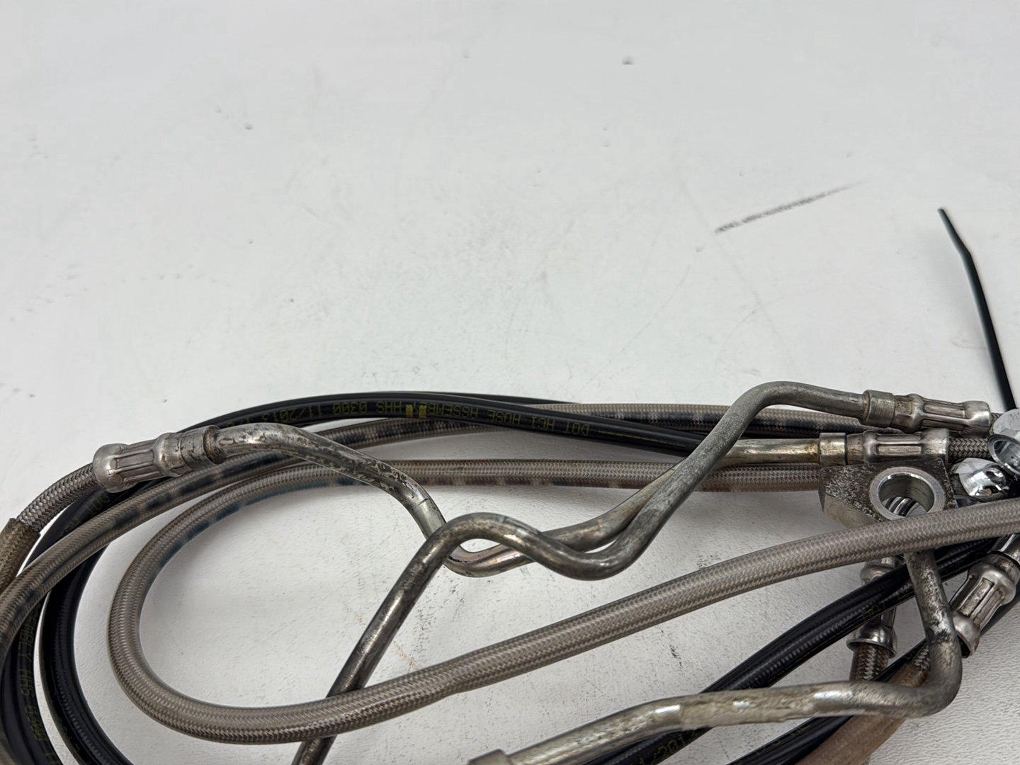 2014 Harley Electra Glide Touring CVO Screamin Eagle OEM Front Brake Hose Line Pipe ABS