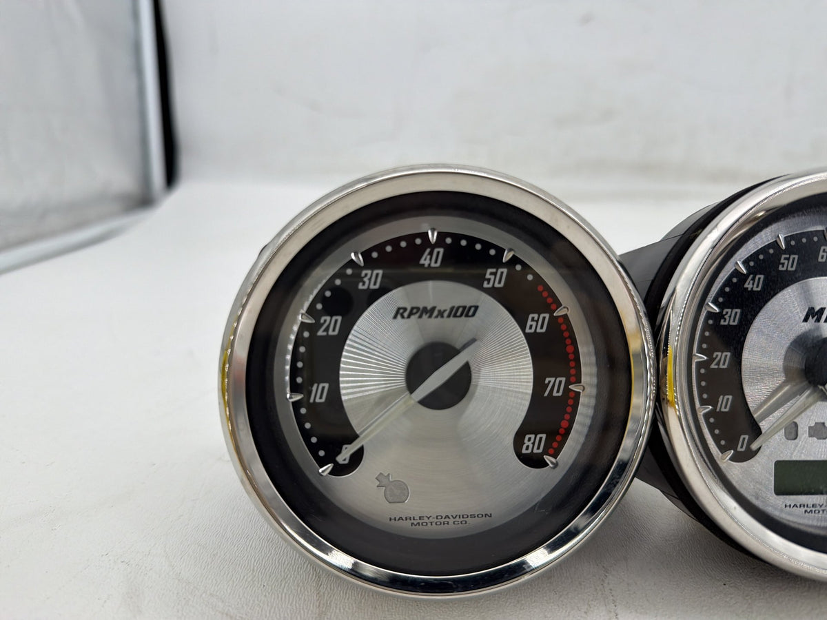 2007 Harley Electra Glide Touring CVO Air Oil Volt Fuel Tacho Speedo Gauges 44K