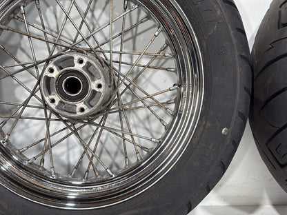 2006 Harley Touring FLHTCI Electra Glide Classic OEM Front Rear Wheel Rim Tire Spoked