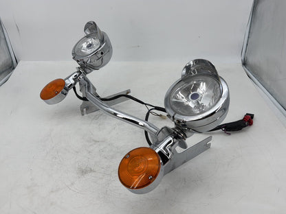 1999 - 2006 Harley-Davidson Touring Electra Glide Classic Front Turn Signal Indicators Aux Light Bar  	68712-94A