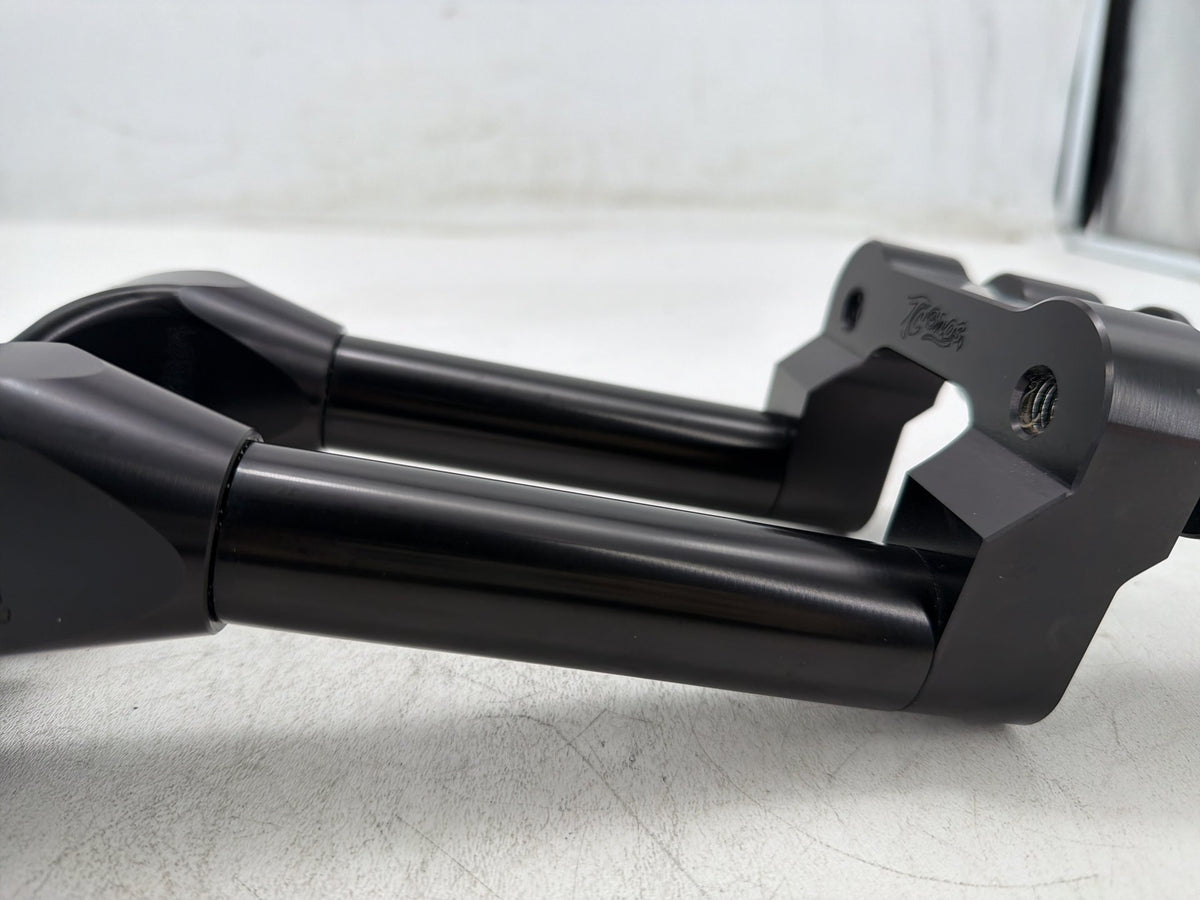 06 Harley Street Glide Touring Front Handlebar Riser Clamp Outlaw Cycle Products
