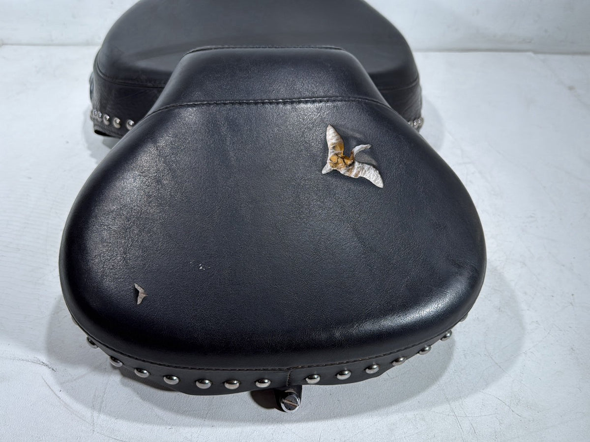 04 Harley Heritage Softail Classic FLSTCI OEM Passenger Rider Driver Seat Saddle