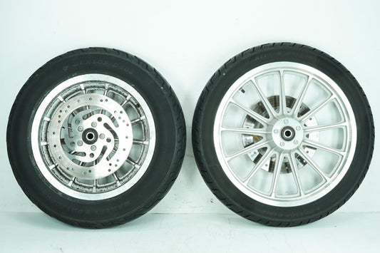 1989 - 2003 Harley-Davidson Sportster Hugger Front & Rear Wheel Rim Tire 43594-00A