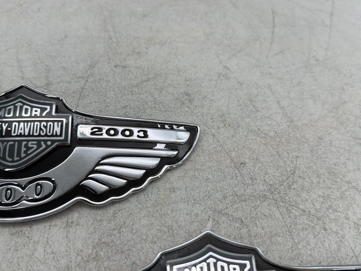 2003 Harley Electra Glide Touring FLHTI OEM Fuel Tank Badges Trim Logo Sticker