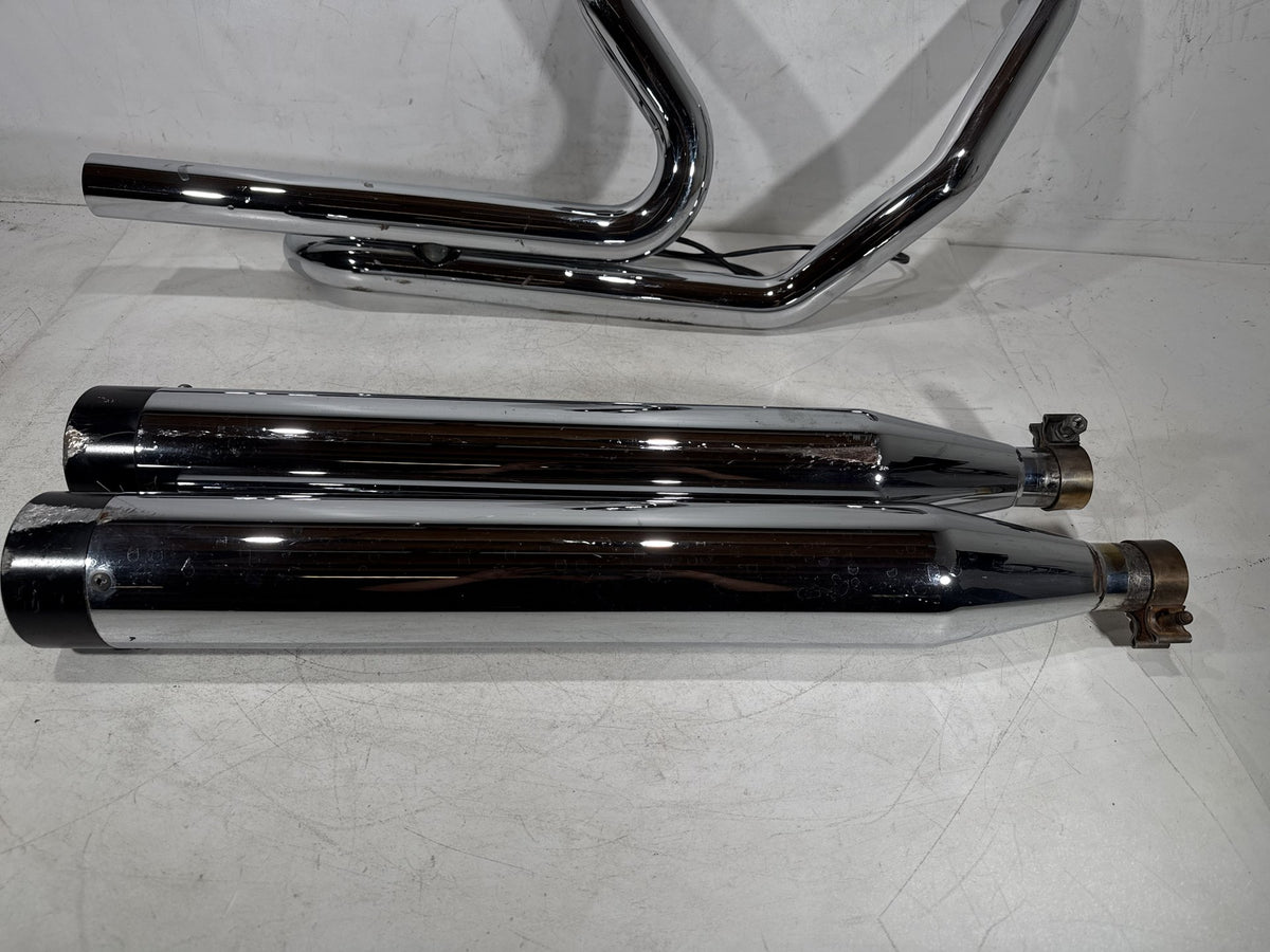 2012 Harley Street Glide Touring FLHX OEM Exhaust Header Pipes Muffler