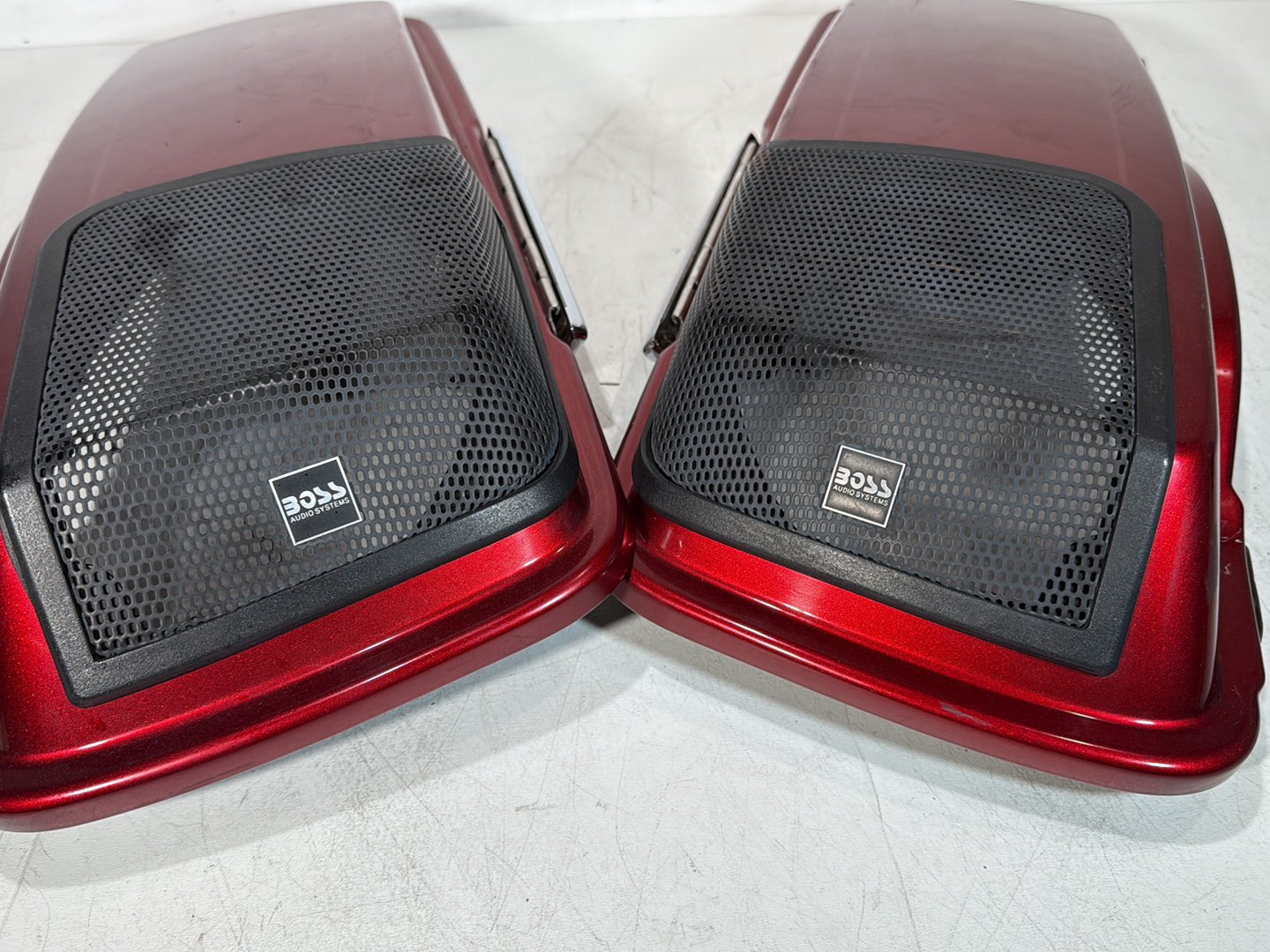 2007 - 2012 Harley-Davidson Touring Electra Glide Ultra Left & Right Saddlebag Lid Cover Caps 90756-93