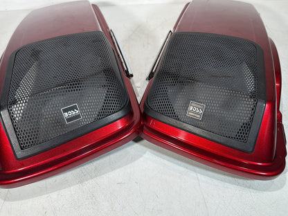 2007 - 2012 Harley-Davidson Touring Electra Glide Ultra Left & Right Saddlebag Lid Cover Caps 90756-93
