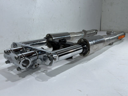 2011 Harley Heritage Softail Classic FLSTC OEM Front Triple Tree Set & LH RH Fork Legs Sliders