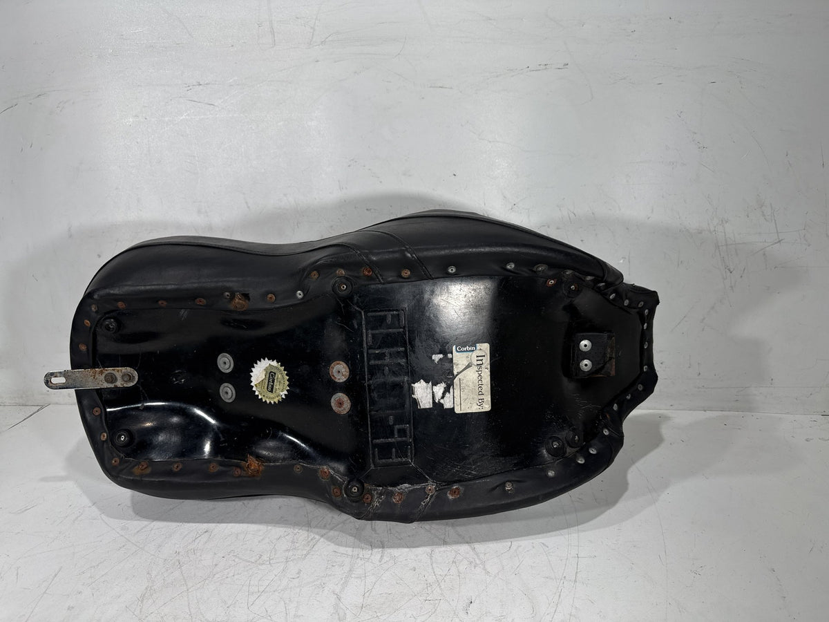 1996 Harley Electra Touring Ultra Passenger Rider Driver Seat Saddle CORBIN TORN