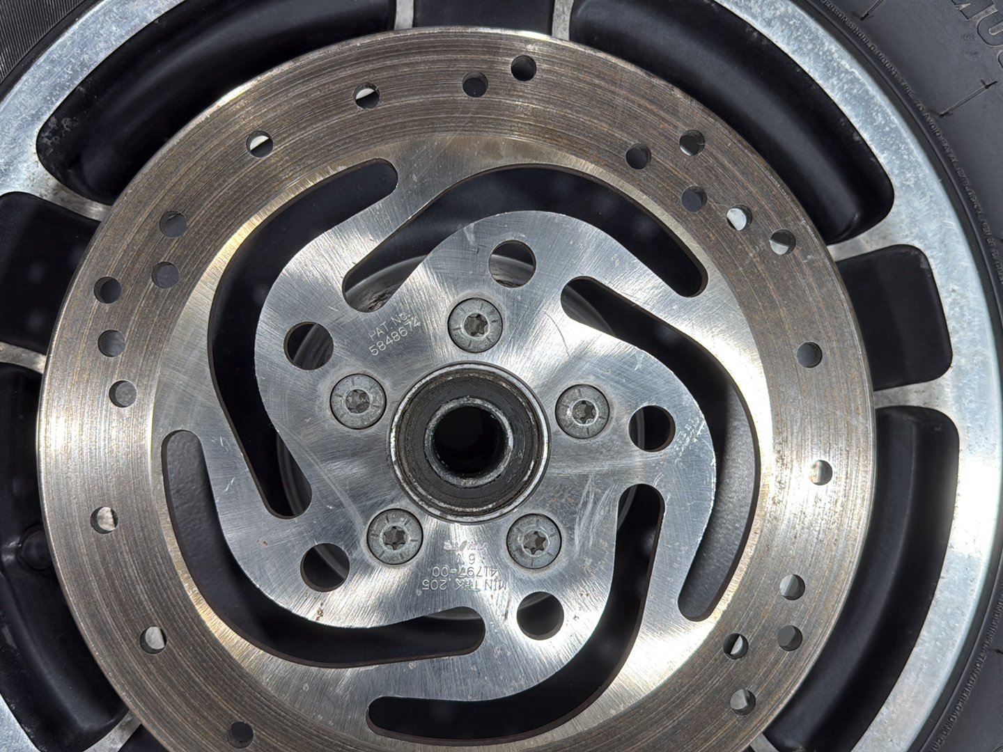 2007 Harley Street Glide Touring FLHX OEM Front & Rear Wheel Rim Tire