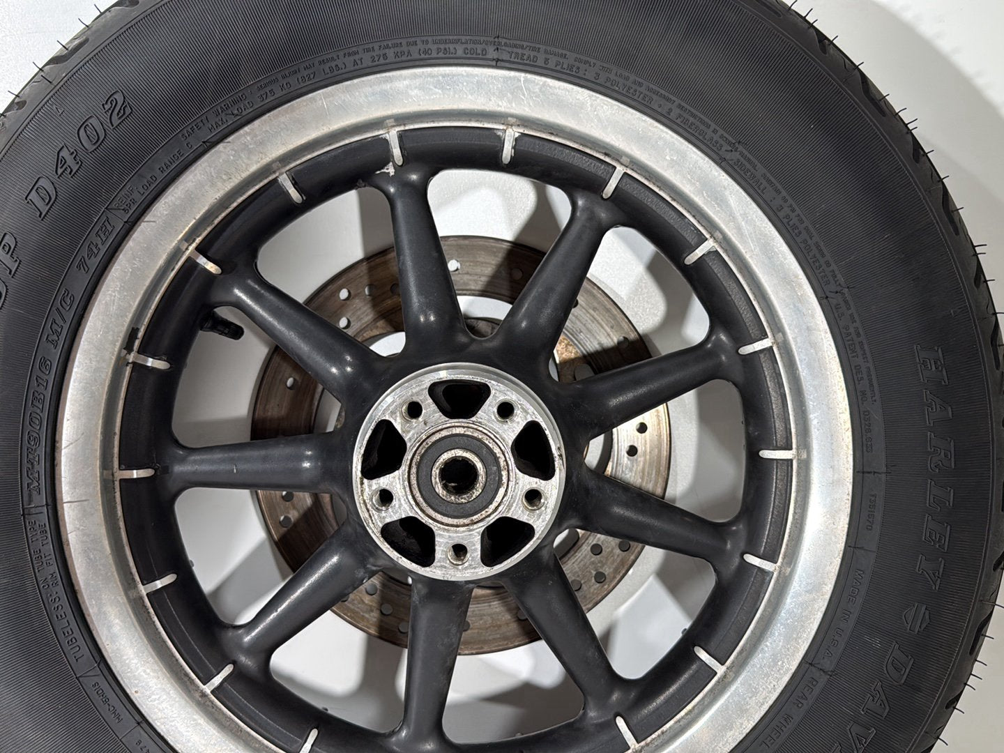 1999 - 2006 Harley-Davidson Touring Electra Glide Classic Front & Rear Wheel Rim Tire 43402-00B
