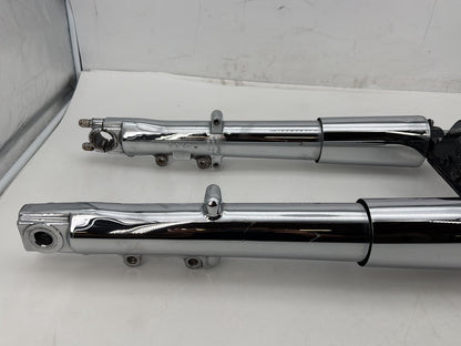 2013 Harley Street Glide Touring FLHX OEM Front Triple Tree Set & LH RH Fork Legs Sliders