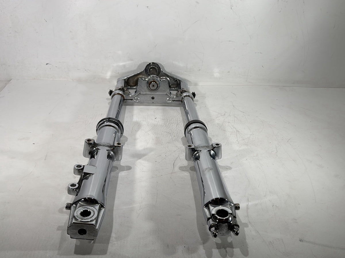 2000 Harley Dyna Wide Glide OEM Front Triple Tree Set & LH RH Fork Legs Sliders