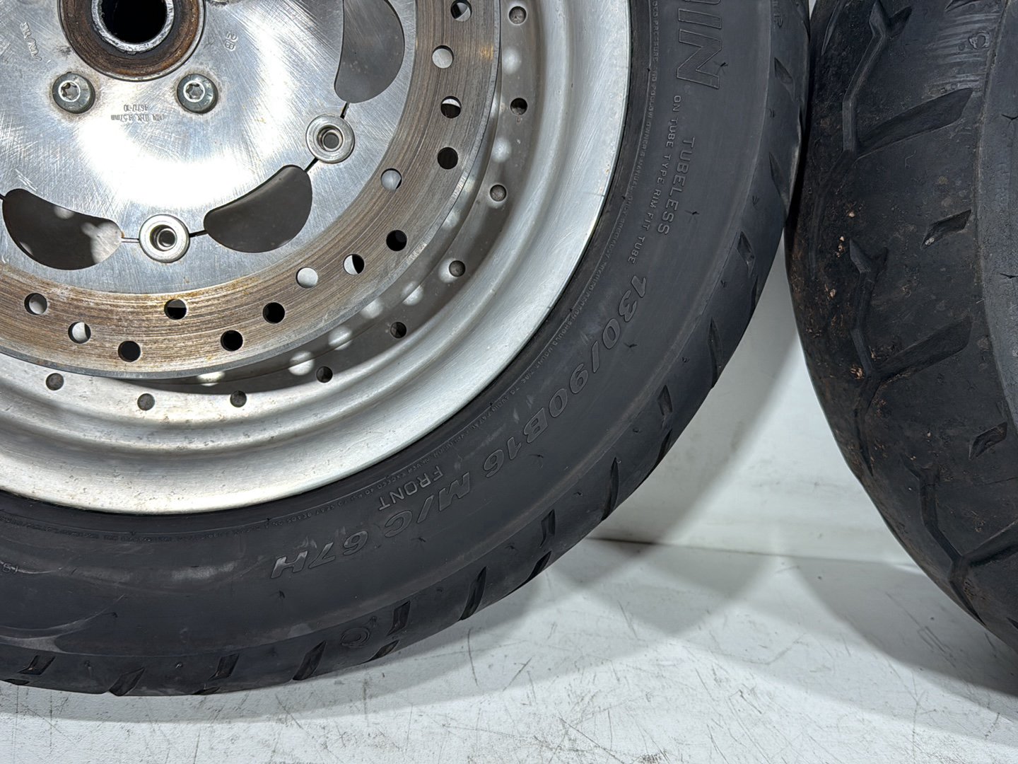 2012 Harley Dyna FXDF Fat Bob OEM Front & Rear Wheel Rim Tire