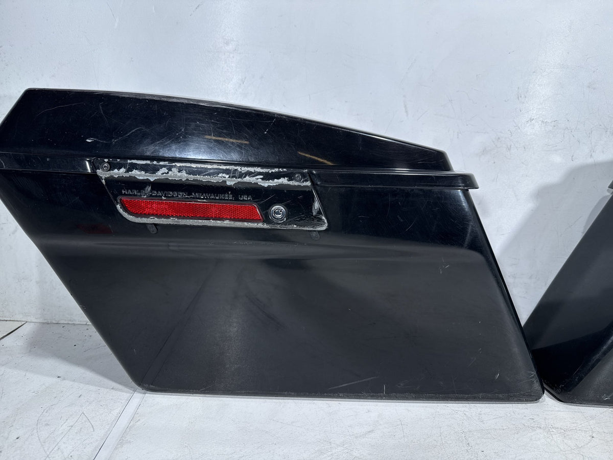 2013 Harley Street Glide Touring FLHX OEM Left Right Saddlebags Luggage NOKey