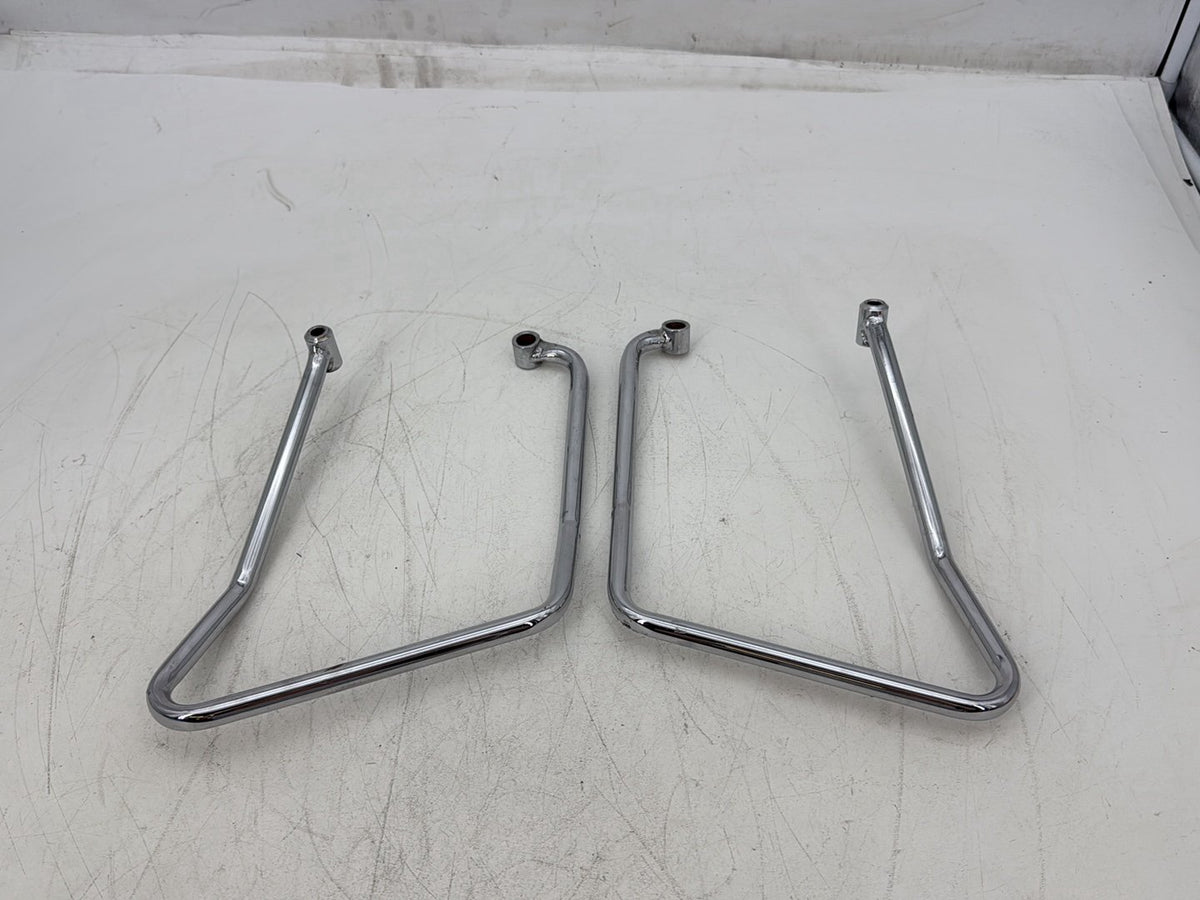 13 Harley Forty-Eight Sportster 1200X Rear Left Right Saddlebag Guard Rails Bar