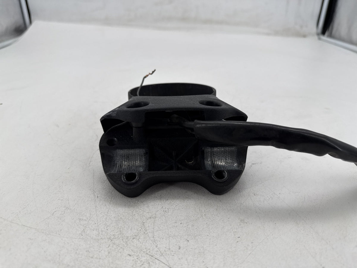 07 Harley Dyna Super Glide Speedometer Holder Bracket Mount Bezel Black Wrinkle