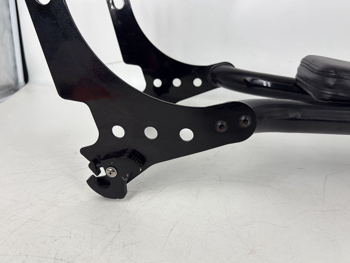 05 Harley Sportster XL883C 883 Custom OEM Rear Sissy Bar w/ Backrest Cushion Pad