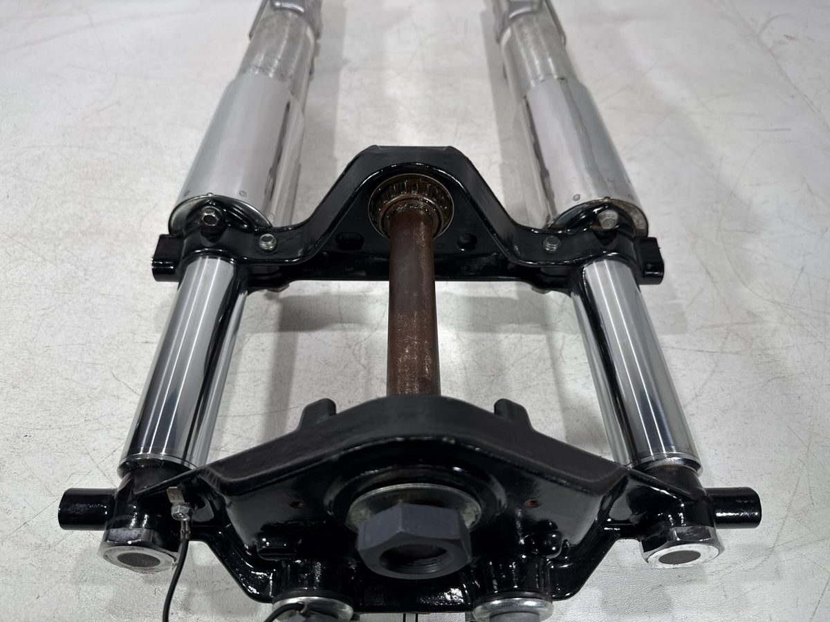 2012 Harley Street Glide Touring Front Triple Tree Set & LH RH Fork Legs Sliders