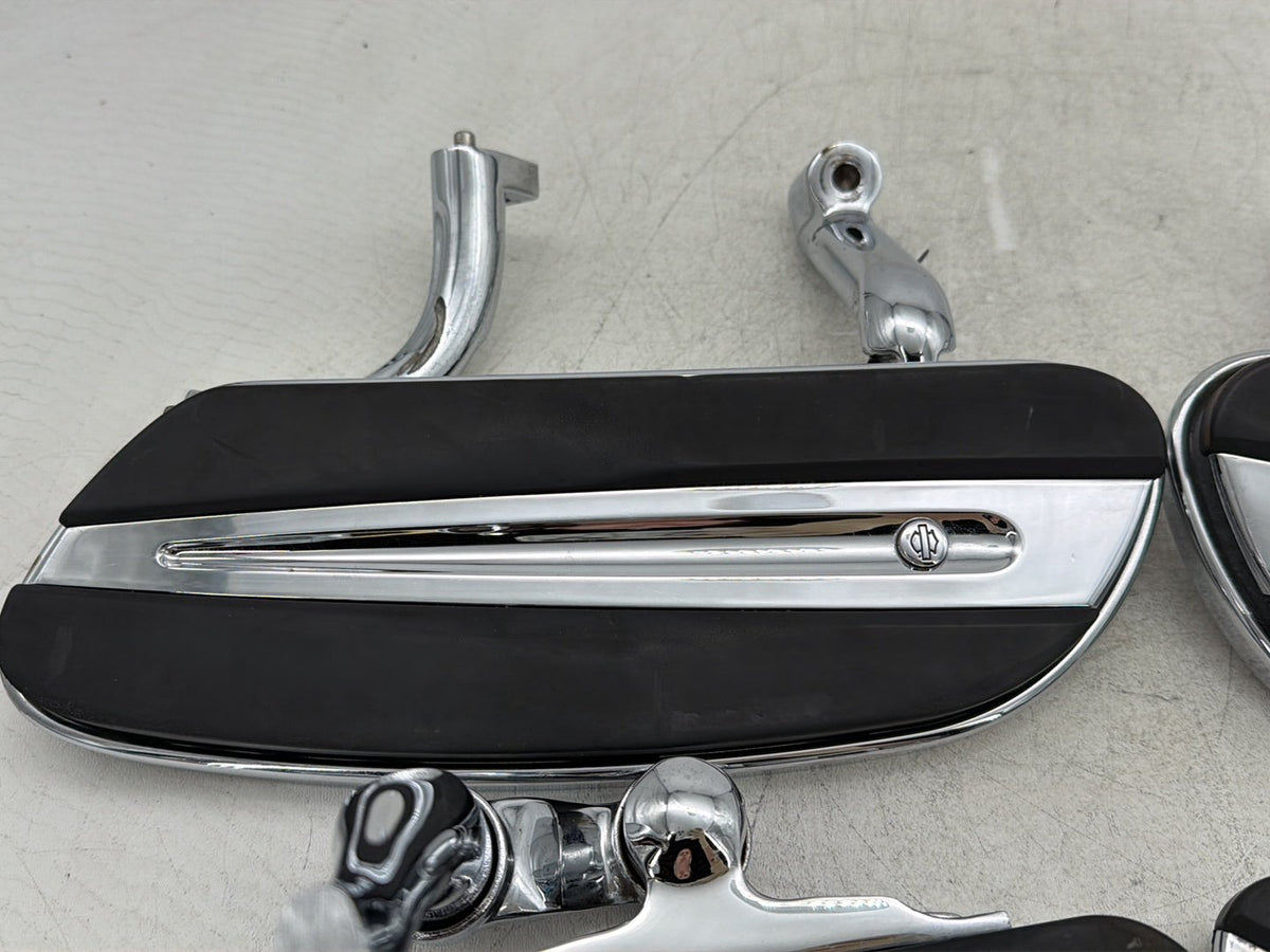 13 Harley Electra Glide Touring CVO Left Right Driver Pass Floorboard Foot Rest